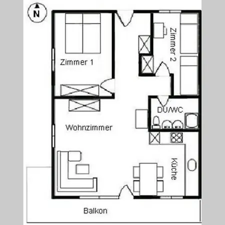 3,5 Kasa Bonaventura Appartement *
